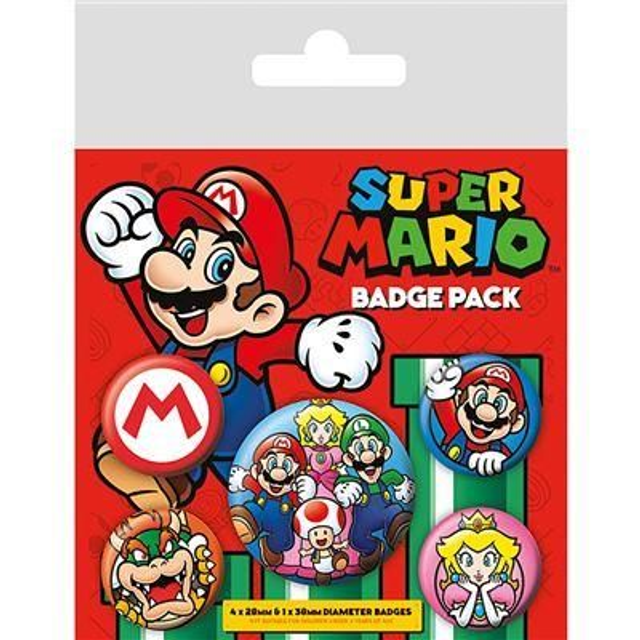Pack Pins - Super Mario x 5