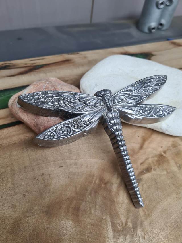 Dragonfly Detailed Lead Casting Emblem