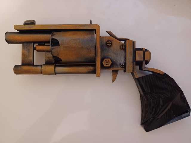 Falllout Pipe Revolver Pistol Cosplay Prop