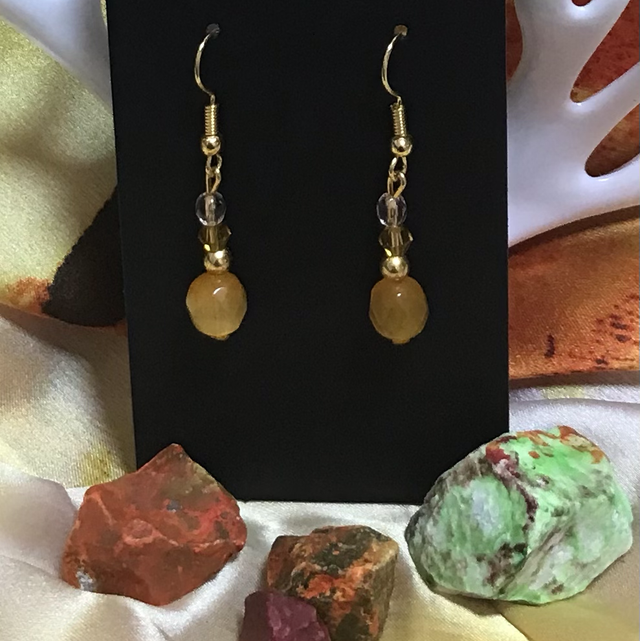 Brown Dangling Earrings-BRDE16