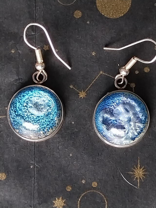 Boucles d’oreilles « Volutes Célestes »