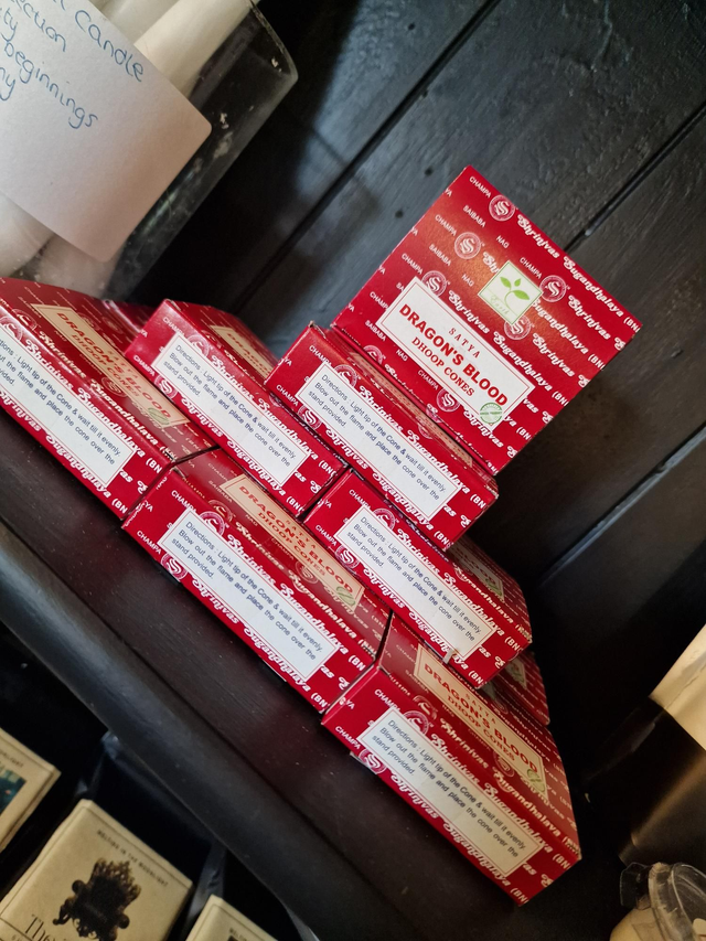 Dragons blood incense cones