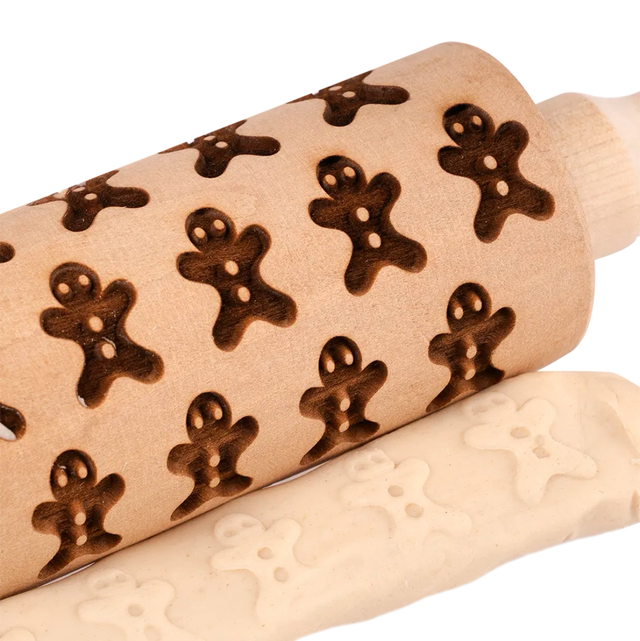 Matterello decorativo per biscotti di Natale