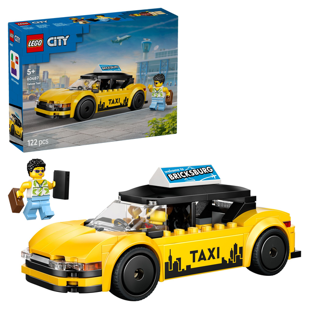 LEGO 60487 City Gelbes Taxi