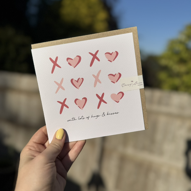 Self Love Club - Hugs &amp; Kisses Greetings Card 