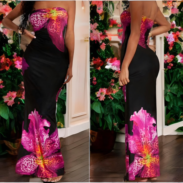 💜 Robe  – “Orchidée Sauvage”