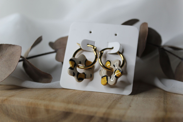 Les interchangeables Duo Créoles+Fleurs