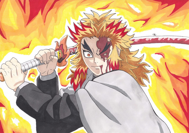 Print Demon Slayer - Rengoku