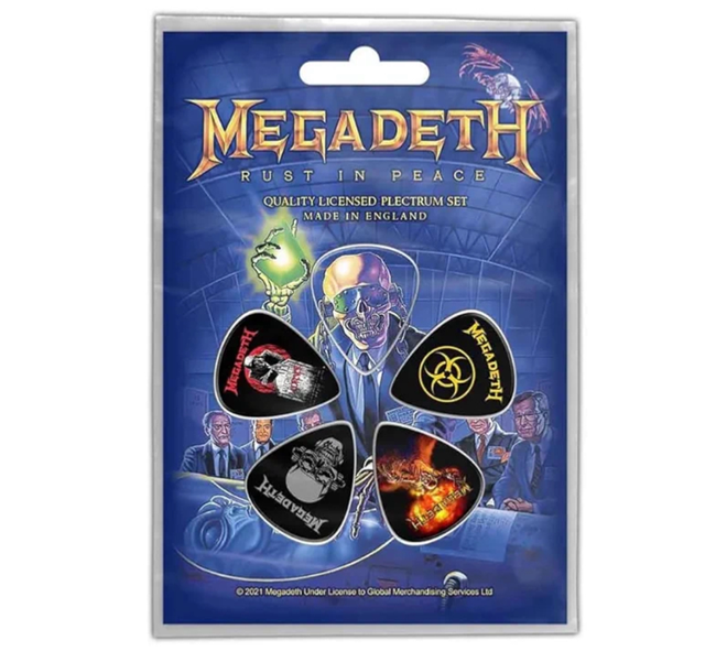 Megadeth - Rust In Peace Official Plectrum Pack