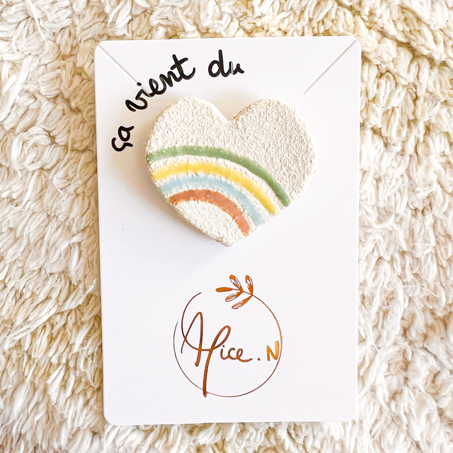 Broche « ça vient du coeur » 11