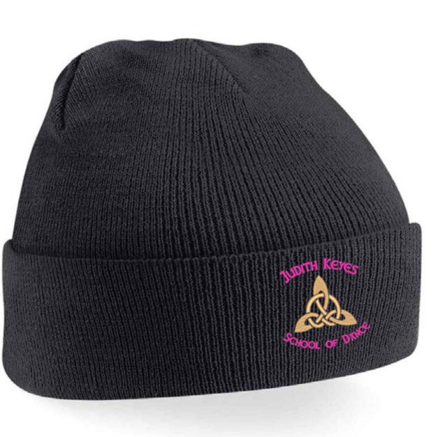 Irish Dancing Black Beanie Hat 