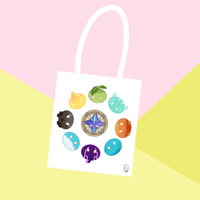 TOTE BAG - Genshin slimes
