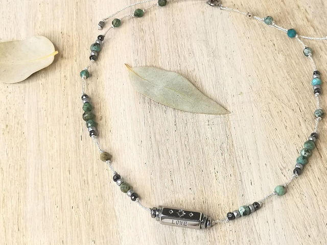 Collier Ludvika argenté