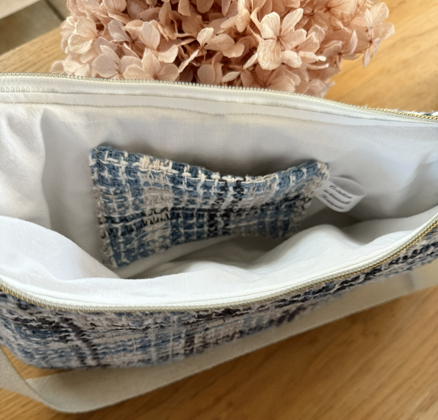 Sac baguette Glasgow bleu