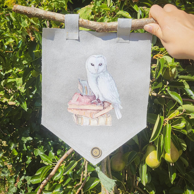 Blason &quot;La chouette aux grimoires&quot;