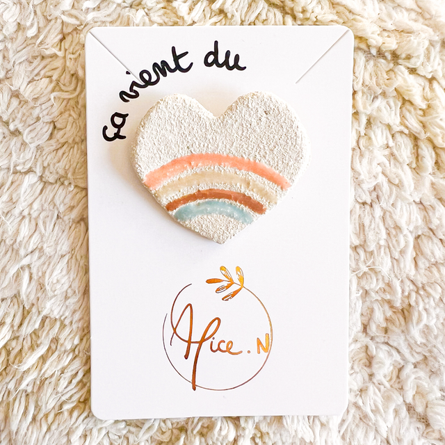 Broche « ça vient du coeur » 06