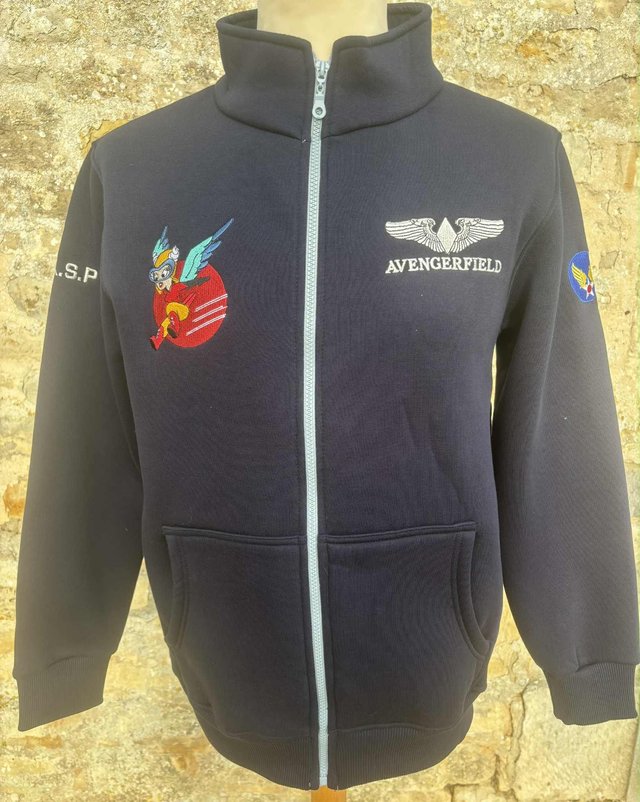 Sweat Zippé Fifinella Bleu marine 