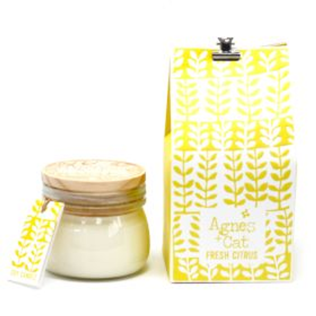 Bougie pot 180g - Agrumes