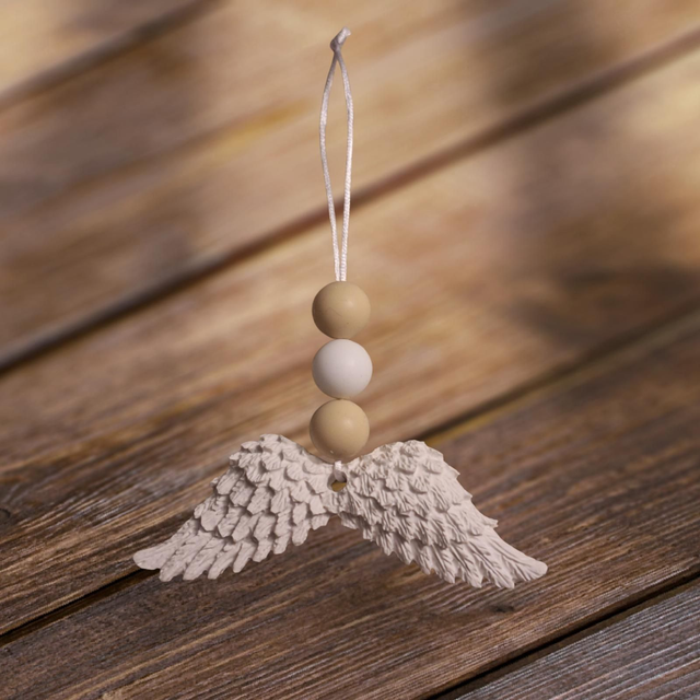 Engelsflügel mit Perlen