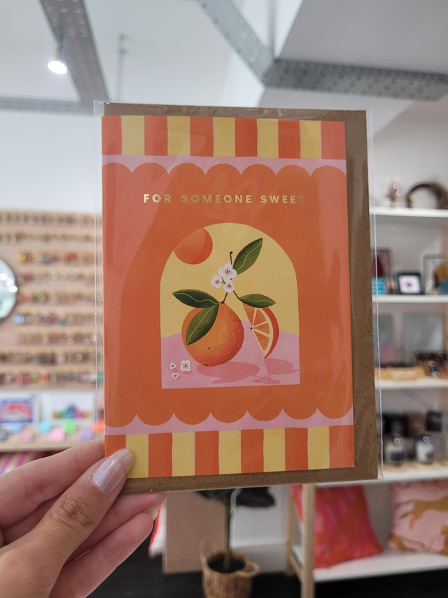 For Someone Sweet Gold Foil Greetings Card - EV-037