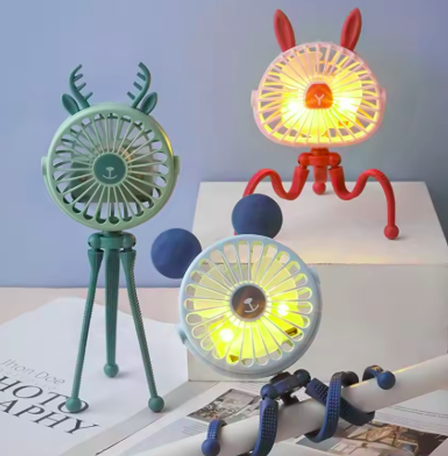 USB Oplaadbare Octopus Elektrische Ventilator 