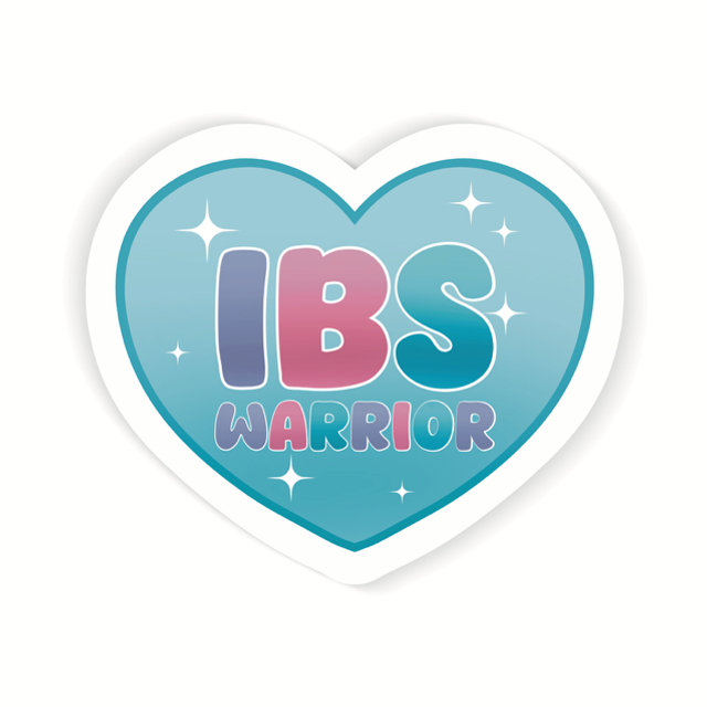 IBS Warrior vinyl sticker