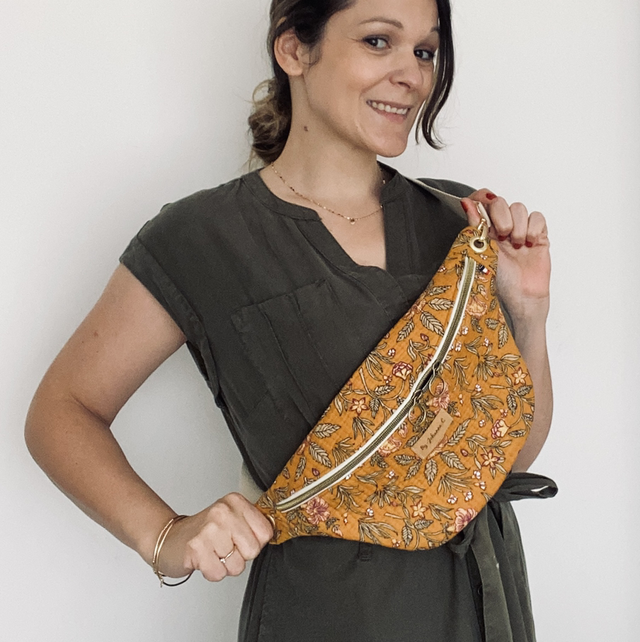 Sac Banane INDIA JAUNE