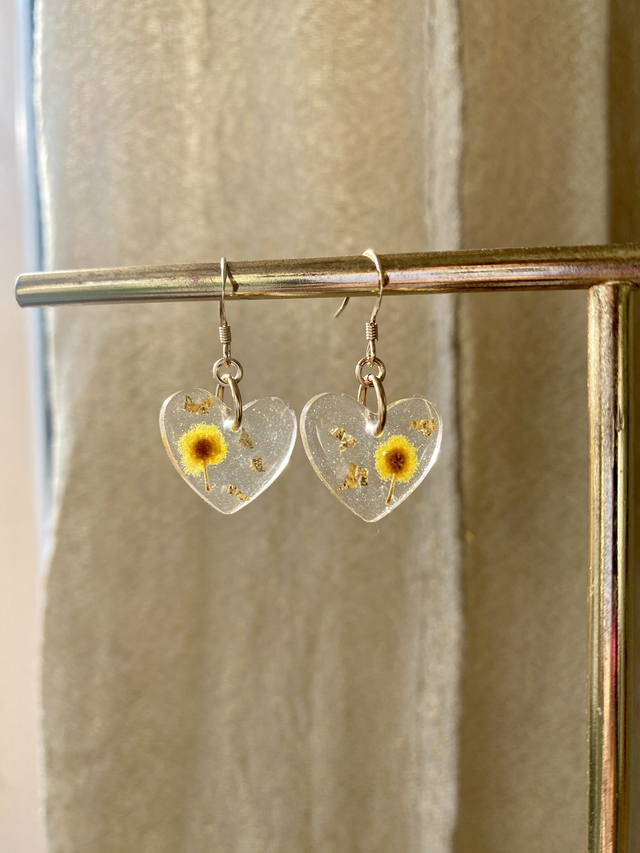 BO coeurs simples - mimosa