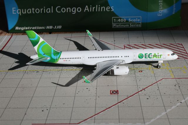 Ecuatorial Congo Airlines EC Air  B757-200 (HB-JJD), 1:400