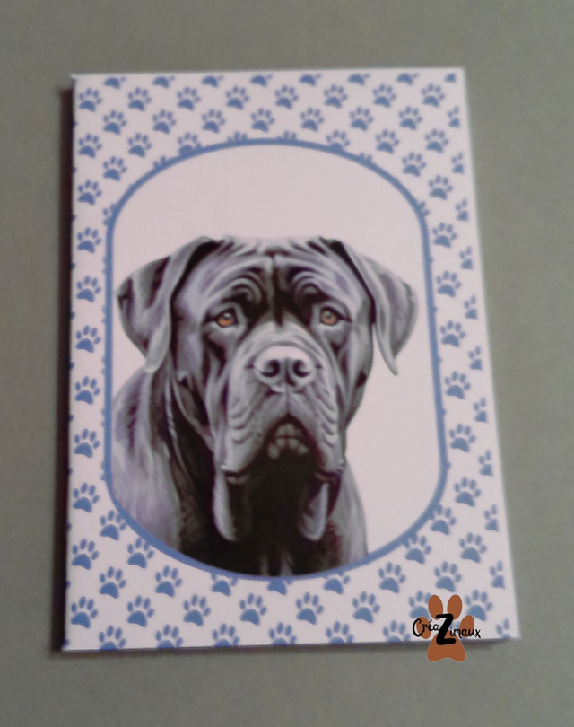 Carnet de note Cane corso