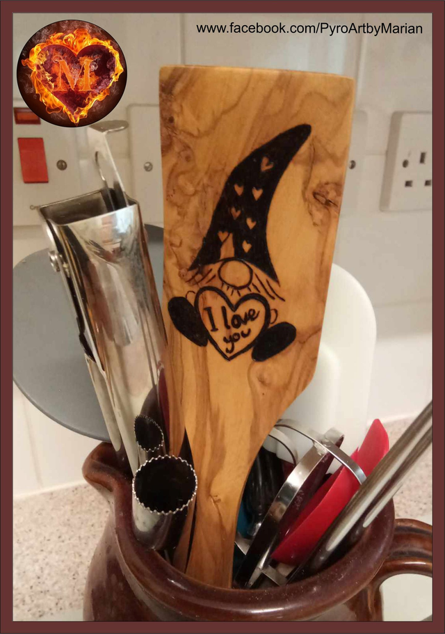 I Love You Gnome Spatula ❤