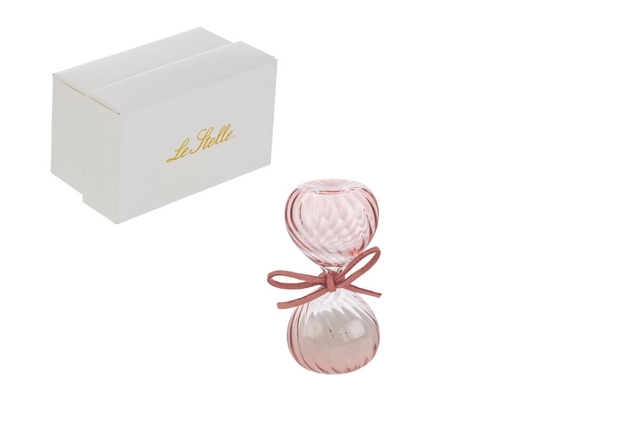 Le Stelle - Clessidra Vetro Colore Rosa