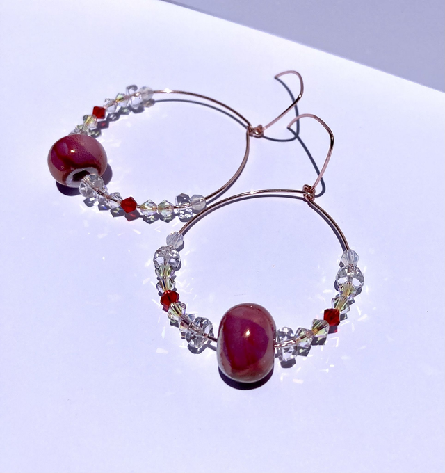 Boucles d’Oreilles - Pink Candy -