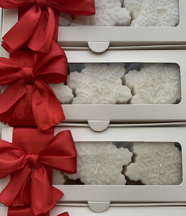 Set 3 copos de nieve