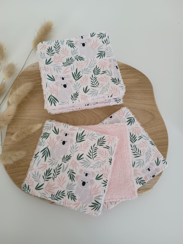 Lot de 10 cotons lavables 