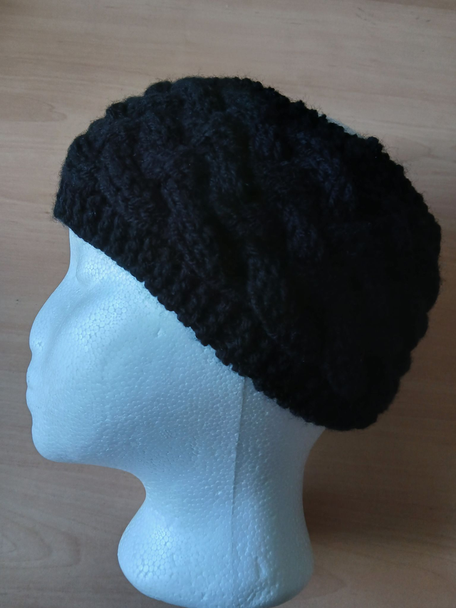 Hand Knitted Woven Cable Headband