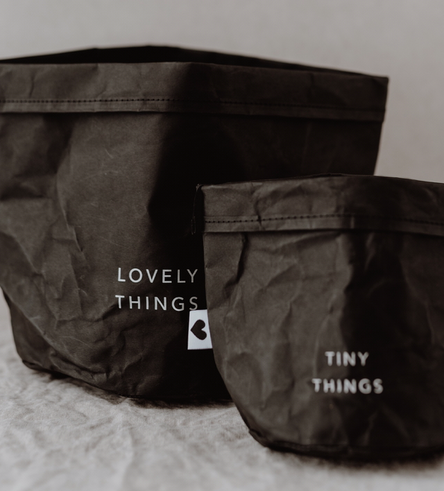 Paper Storage Bags - Black