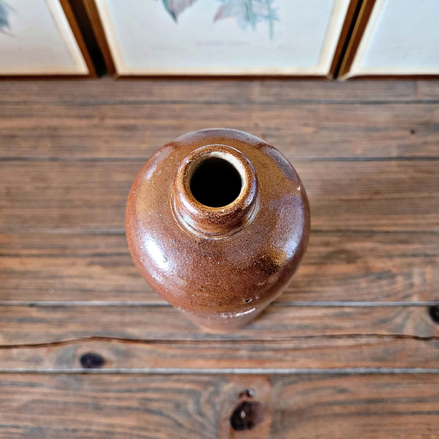 Bouteille carafe en grès marron MOPS 1L