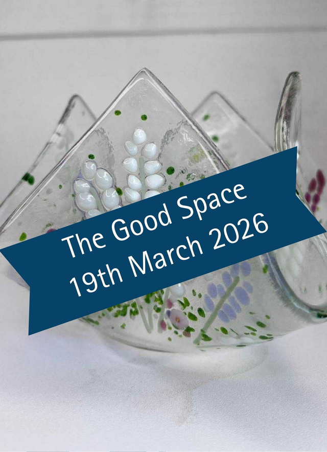 Fused Glass Draped Bowl Workshop, 19th March 2026, 7pm at The Good Space