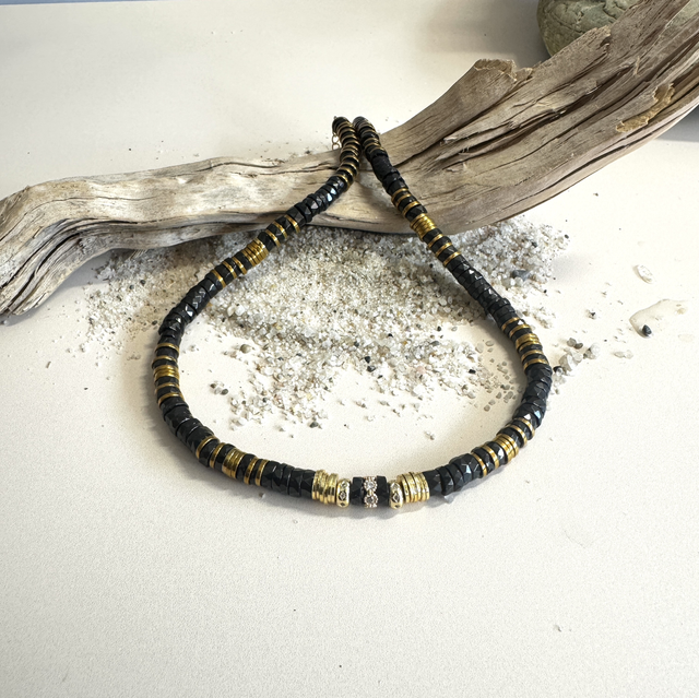 Collier Heishis Lily