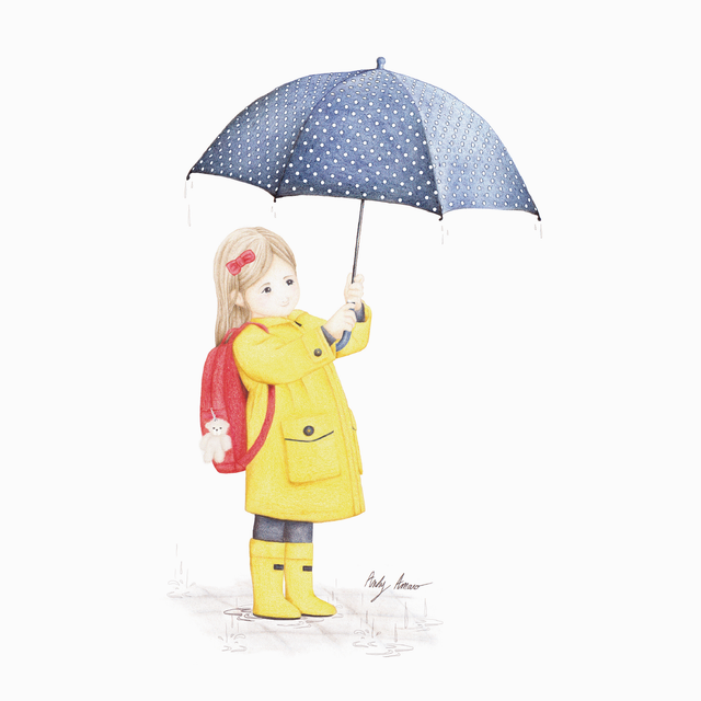 Impression d&#039;art - Les joies de la pluie 