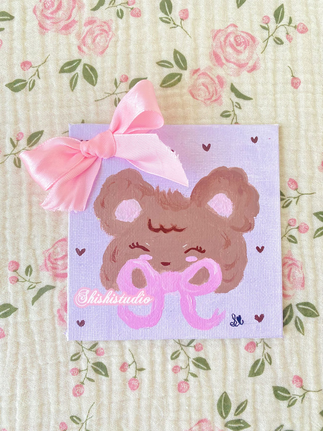 Browny Coquette Painting 