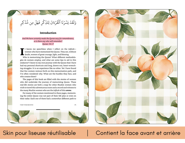 Skin pour liseuse - Éclat de verger