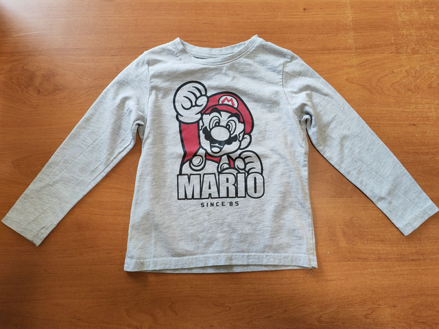 T-shirt Mario en 5 ans