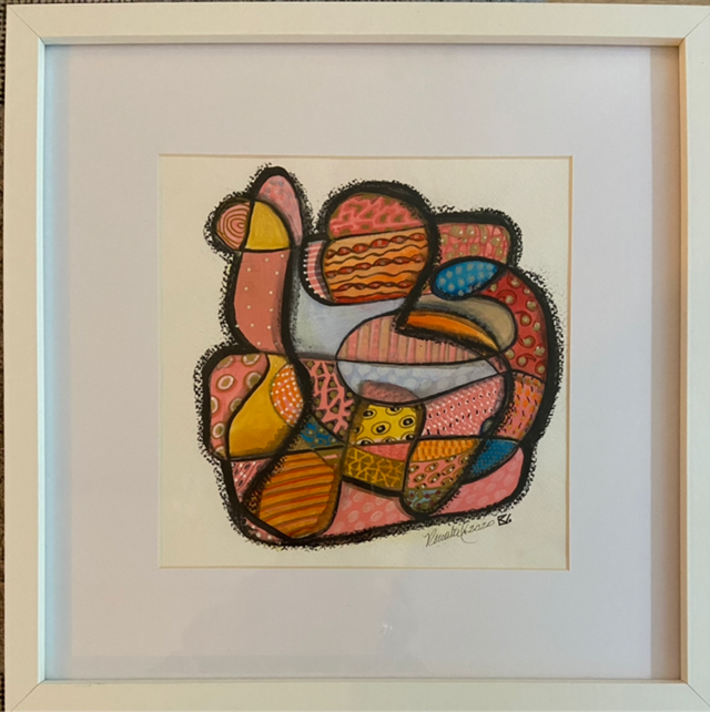 ART  MIXED MEDIA TNRS006 ORIGINAL ART