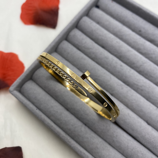 Jonc clou en acier inoxydable 