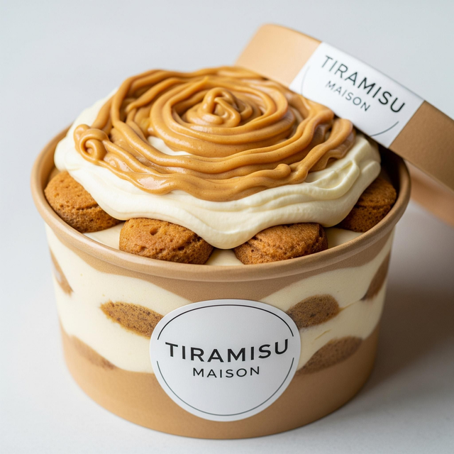 Tiramisu peanut butter artisanal 3/4 personnes 