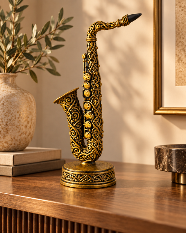 Saxophone v.2 – Décoration 3D peinte à la main