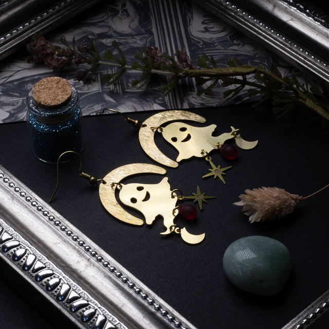 "kindboo" boucle d'oreille en laiton  