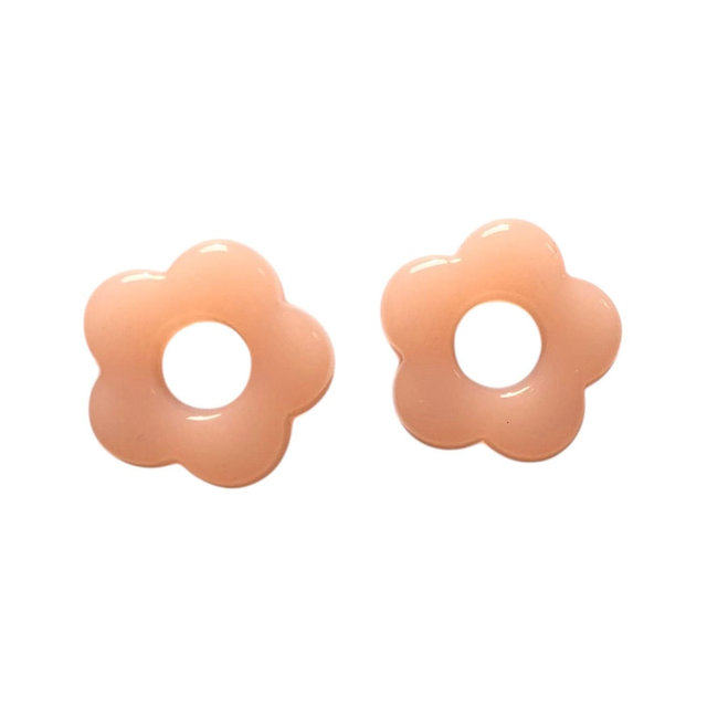 Fleurs en résine acrylique pour boucles d'oreilles fleurs personnalisable
